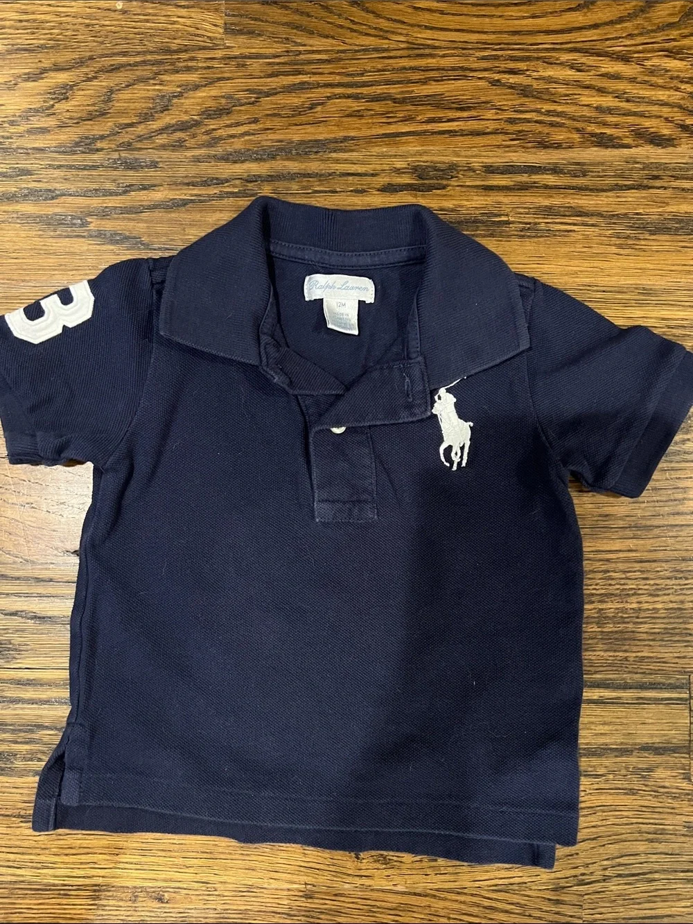 Ralph Lauren, GAP, OshKosh Bundle Boys 12 Month Shirts Overall Shorts